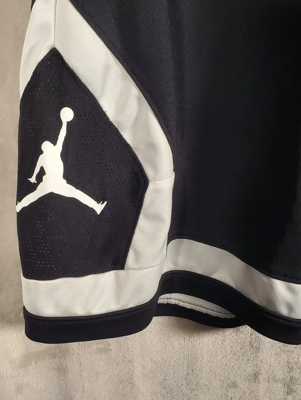 Nike Air Jordan Dri-FIT Basketball Shorts Men’s S Black White Jumpman Streetwear